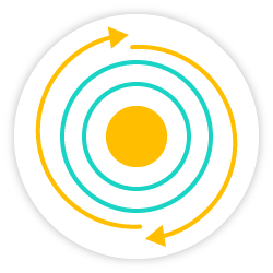 Focused Action fundamental icon